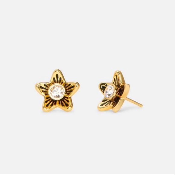 Coach Jewelry - Coach Gold Wildflower Stud Earrings